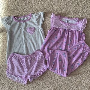 Carter's Lavender and Gray Pajama Set